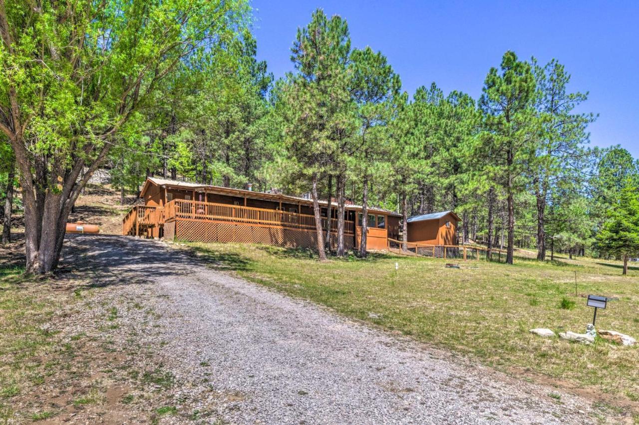 Quiet Cloudcroft Cabin With Porch And Gas Grill! Dış mekan fotoğraf