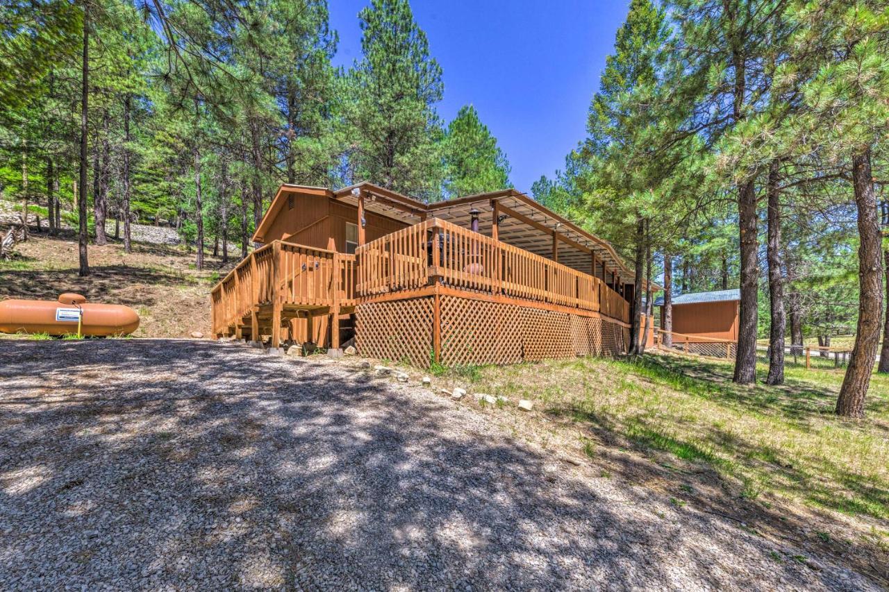 Quiet Cloudcroft Cabin With Porch And Gas Grill! Dış mekan fotoğraf